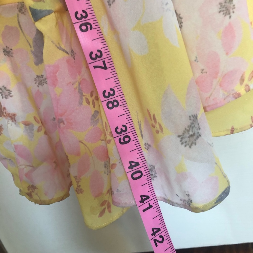 Yumi Kim yellow floral meadow maxi wrap dress - Picture 8 of 12